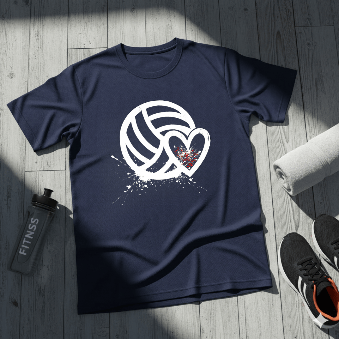 Volleyball Is Her Heartbeat T-Shirt