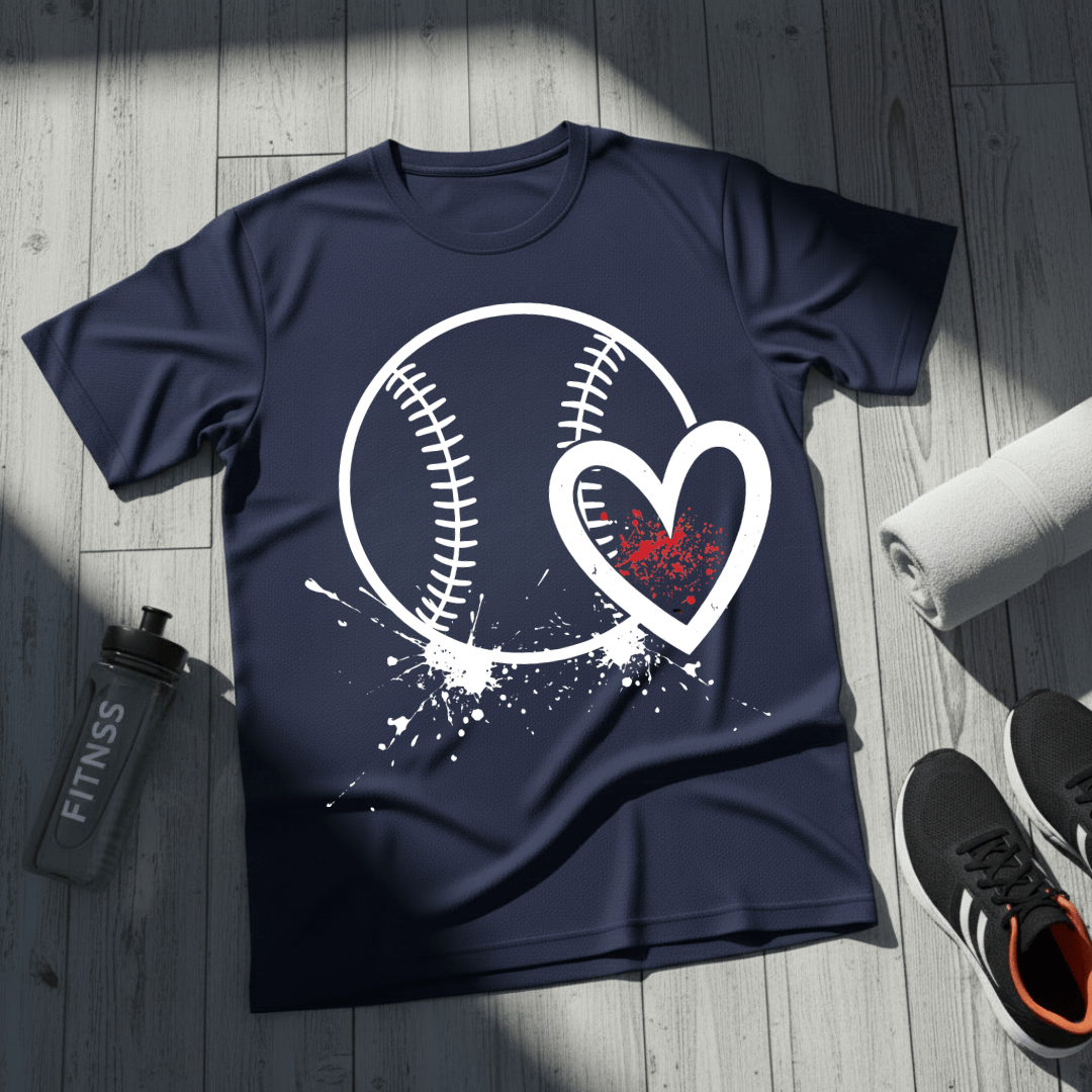 Softball Is Her Heartbeat T-Shirt