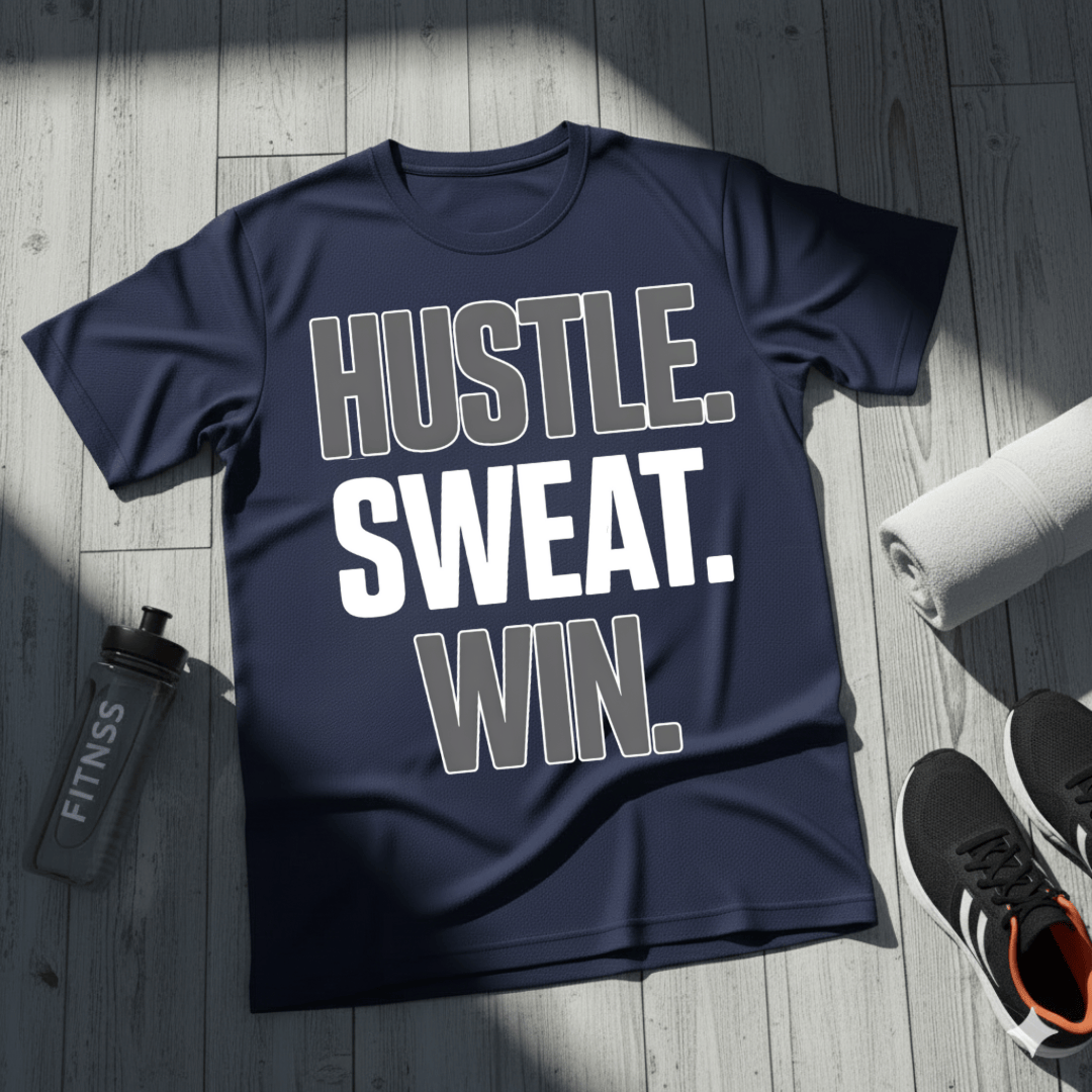 Hustle, Sweat, Win T-Shirt