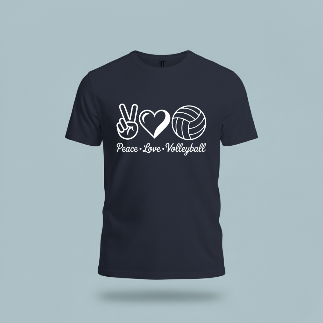 Peace • Love • Volleyball T-Shirt