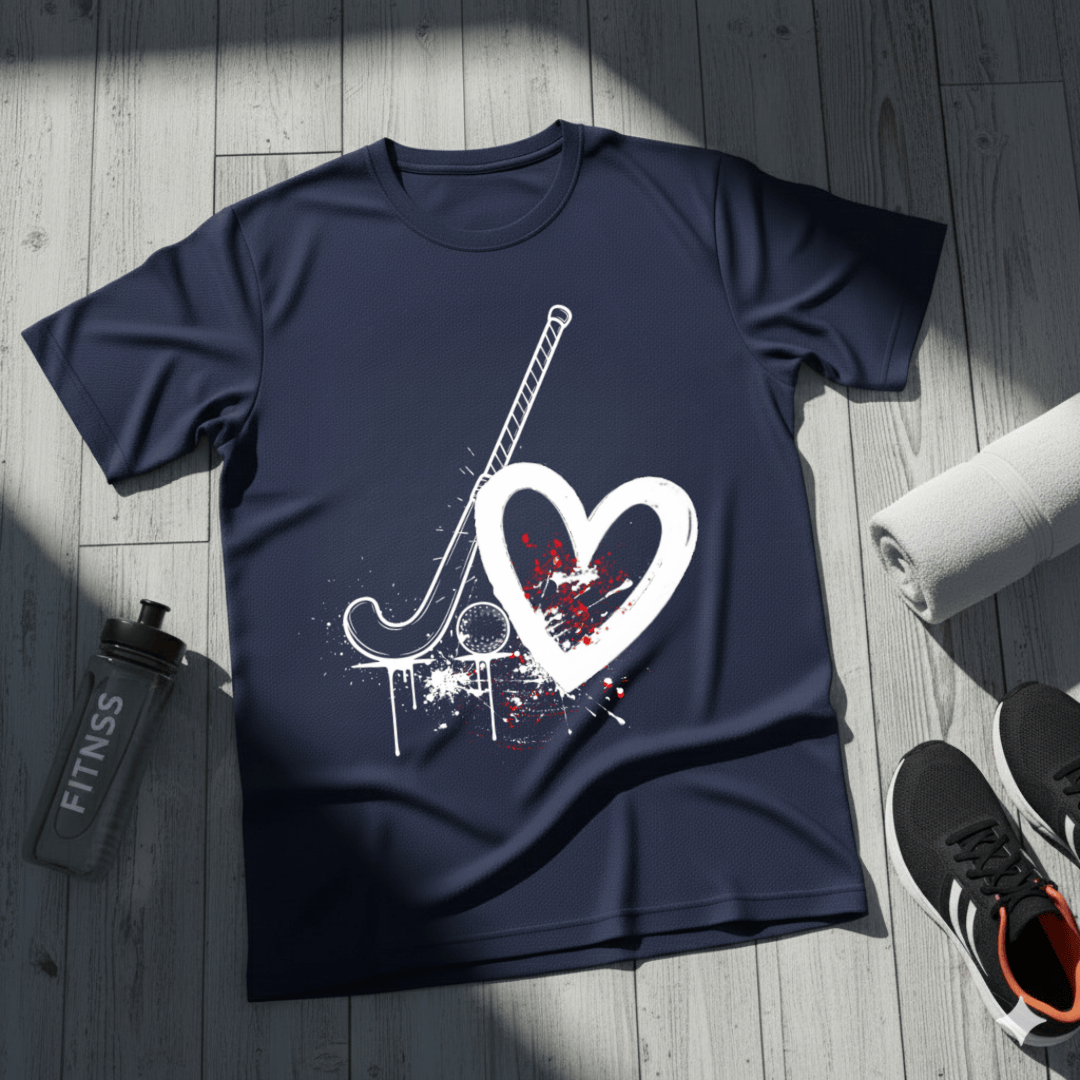 Field Hockey Is Her Heartbeat T-Shirt