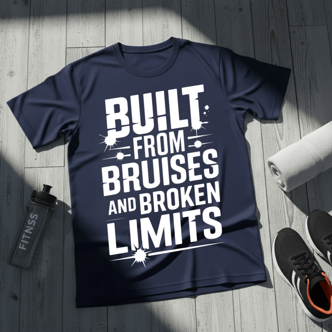 Built From Bruises And Broken Limits T-Shirt