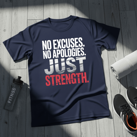 No Excuses. No Apologies. Just Strength. T-Shirt