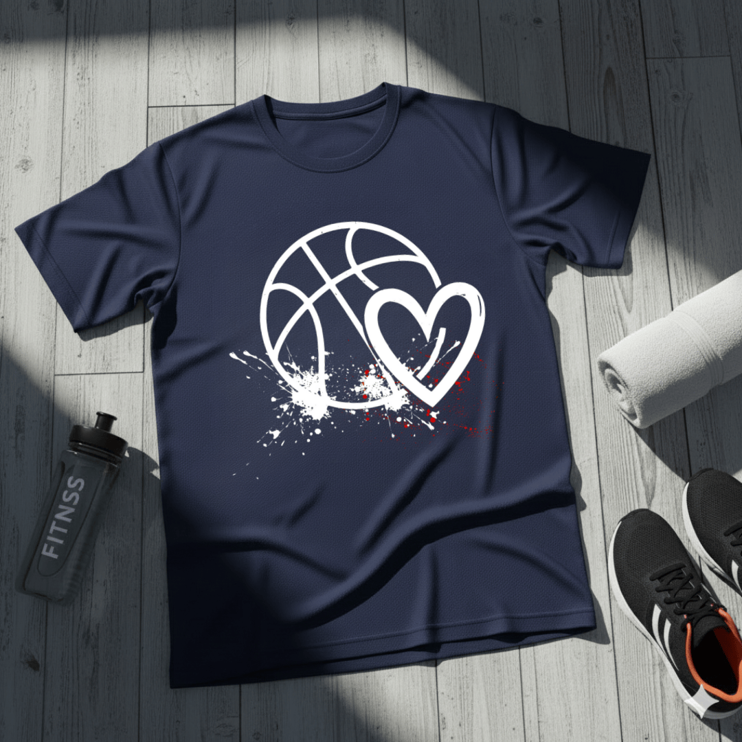 Basketball Is Her Heartbeat T-Shirt
