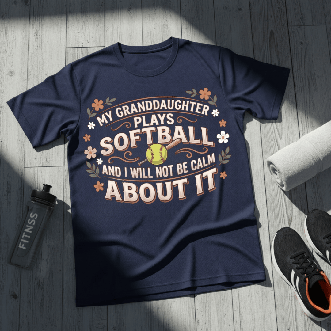 Granddaughter Plays Softball  T-Shirt