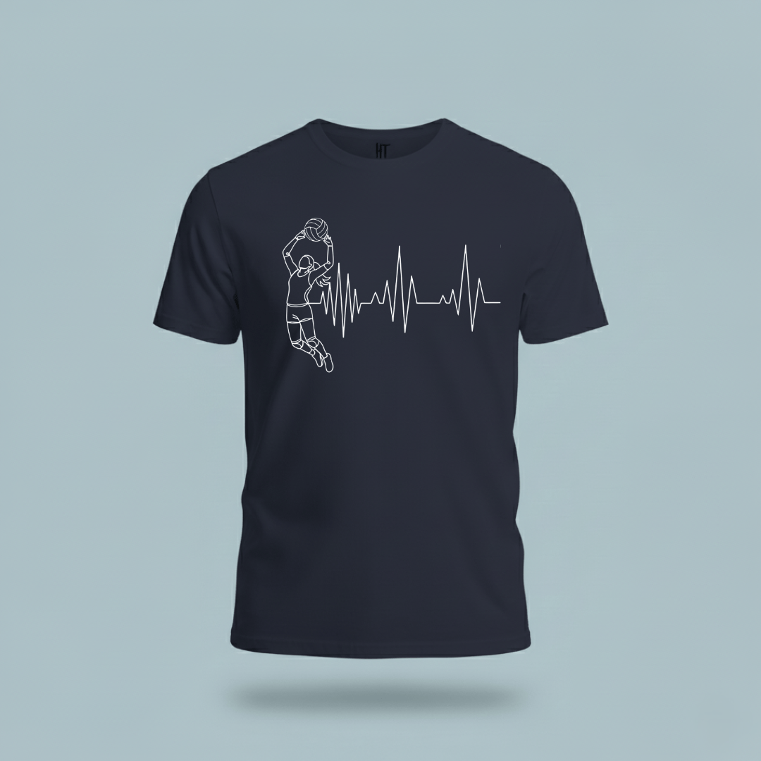 Volleyball Heartbeat T-Shirt