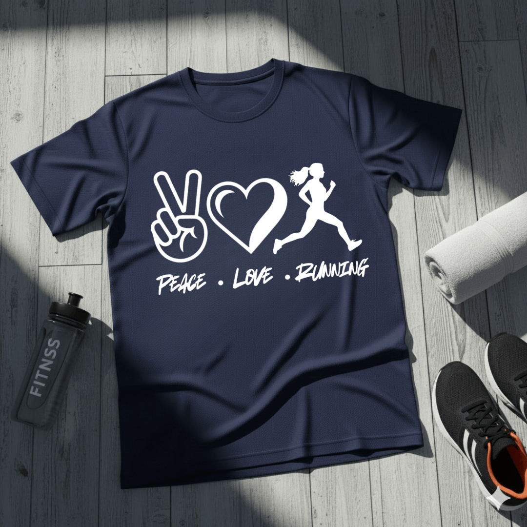 Peace • Love • Running T-Shirt