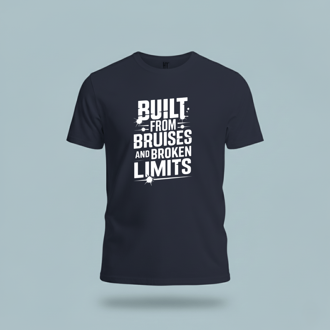 Built From Bruises And Broken Limits T-Shirt