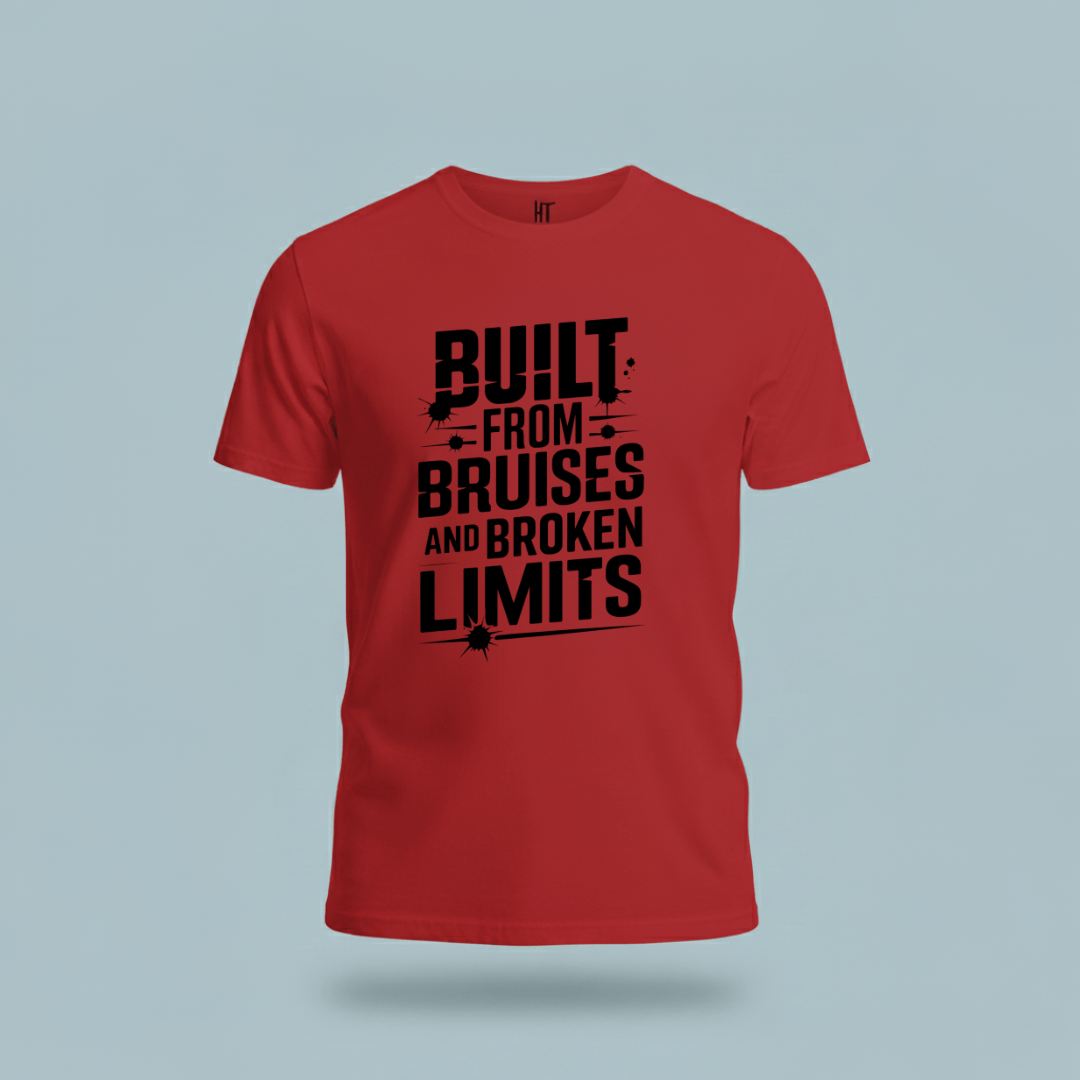Built From Bruises And Broken Limits T-Shirt