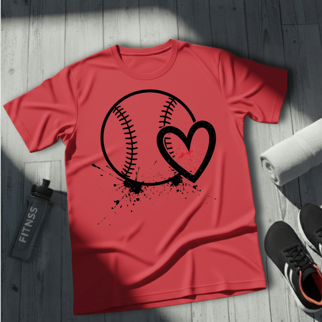 Softball Is Her Heartbeat T-Shirt