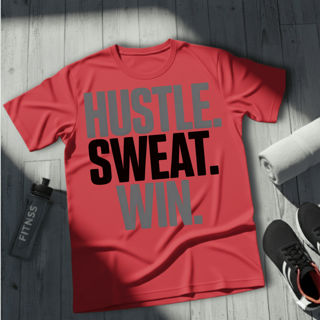 Hustle, Sweat, Win T-Shirt