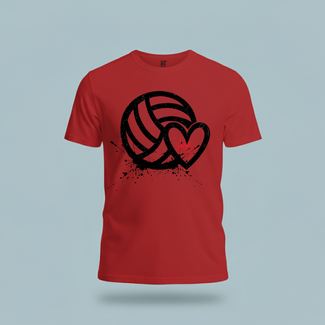 Volleyball Is Her Heartbeat T-Shirt