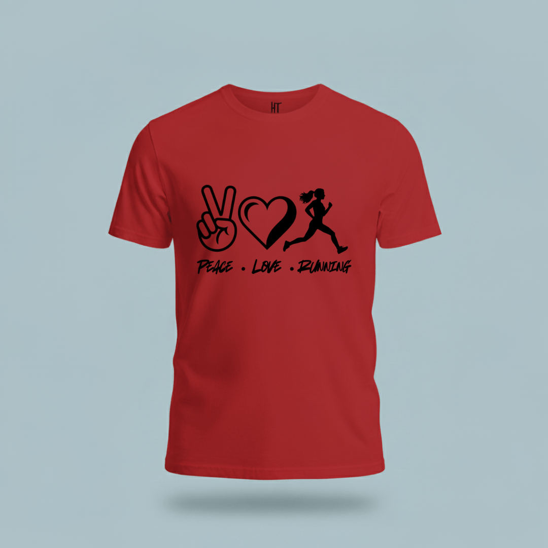 Peace • Love • Running T-Shirt
