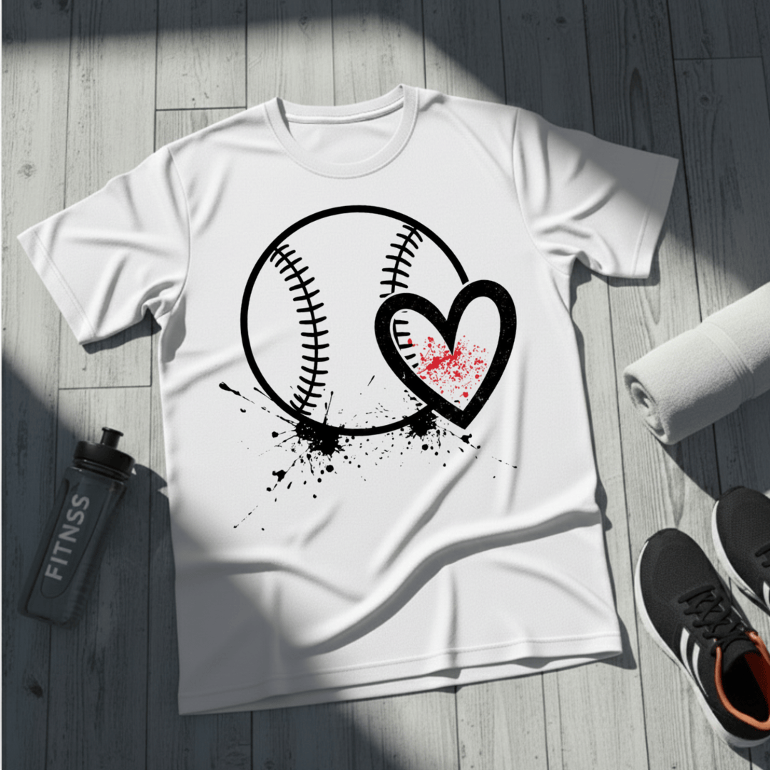 Softball Is Her Heartbeat T-Shirt