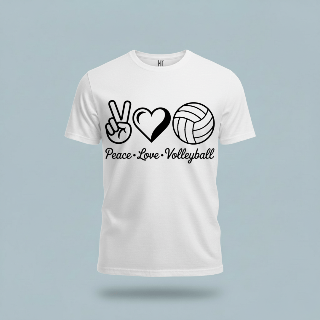 Peace • Love • Volleyball T-Shirt
