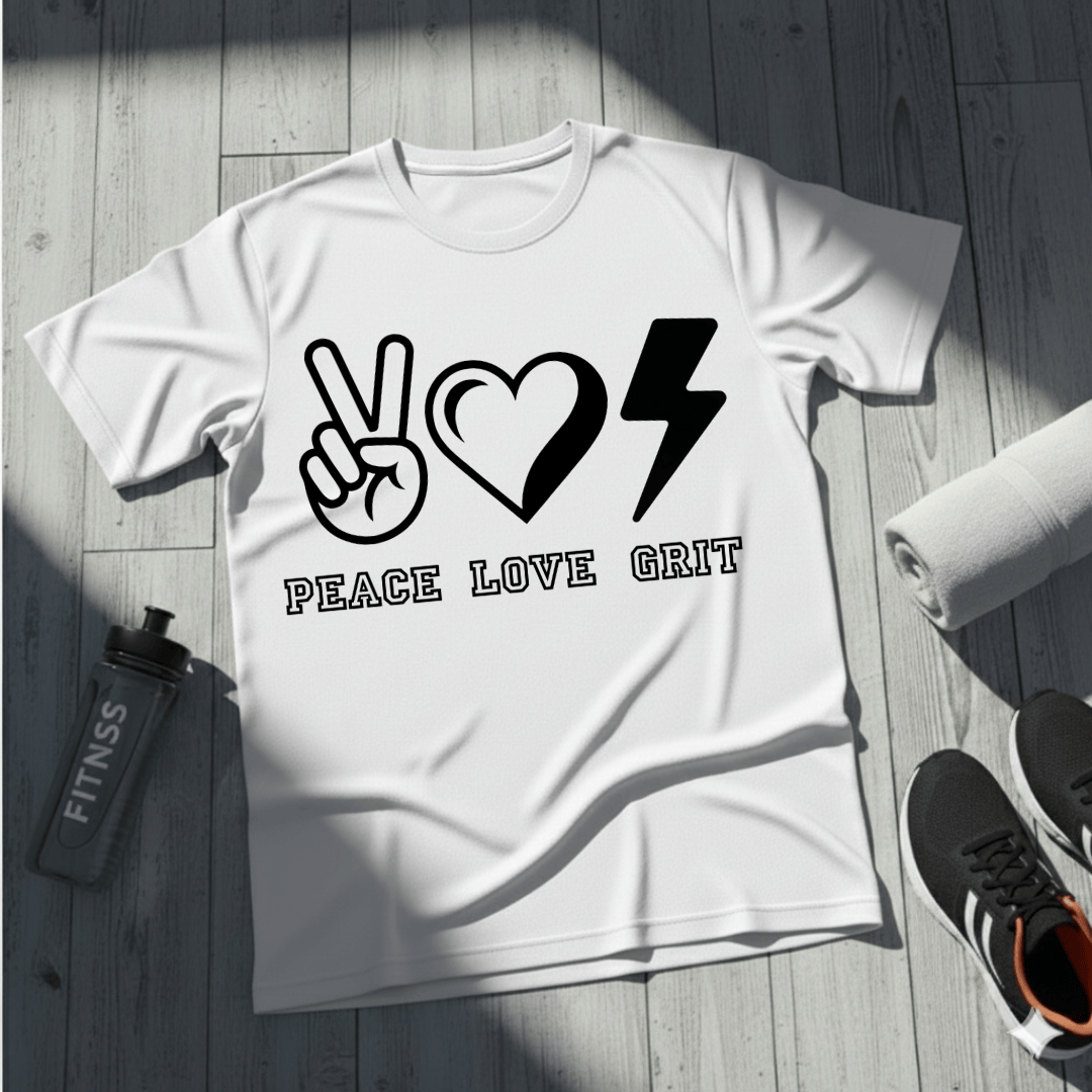 Peace, Love, Grit T-Shirt