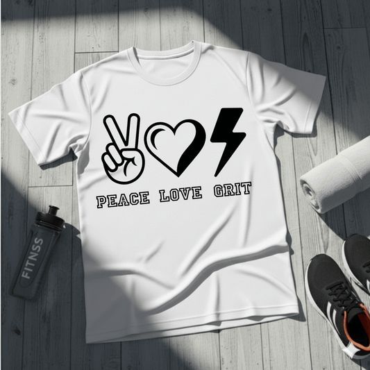 Peace, Love, Grit T-Shirt