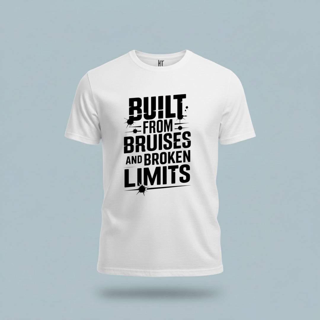 Built From Bruises And Broken Limits T-Shirt
