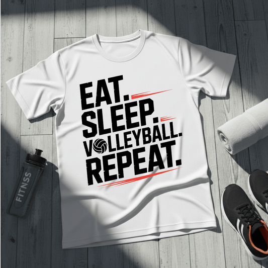 Eat.Sleep.Volleyball.Repeat  T-Shirt