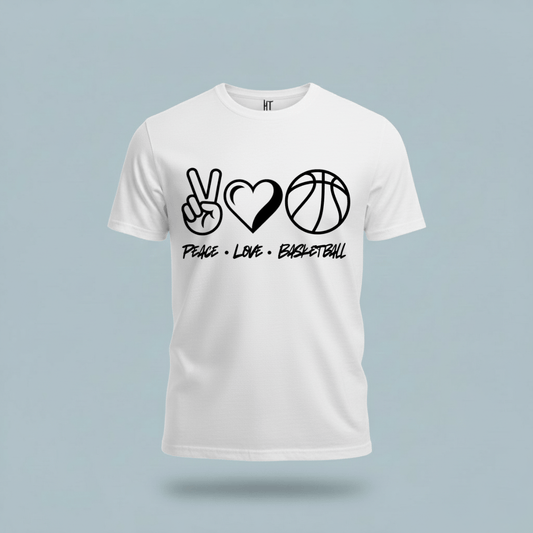 Peace • Love • Basketball T-Shirt