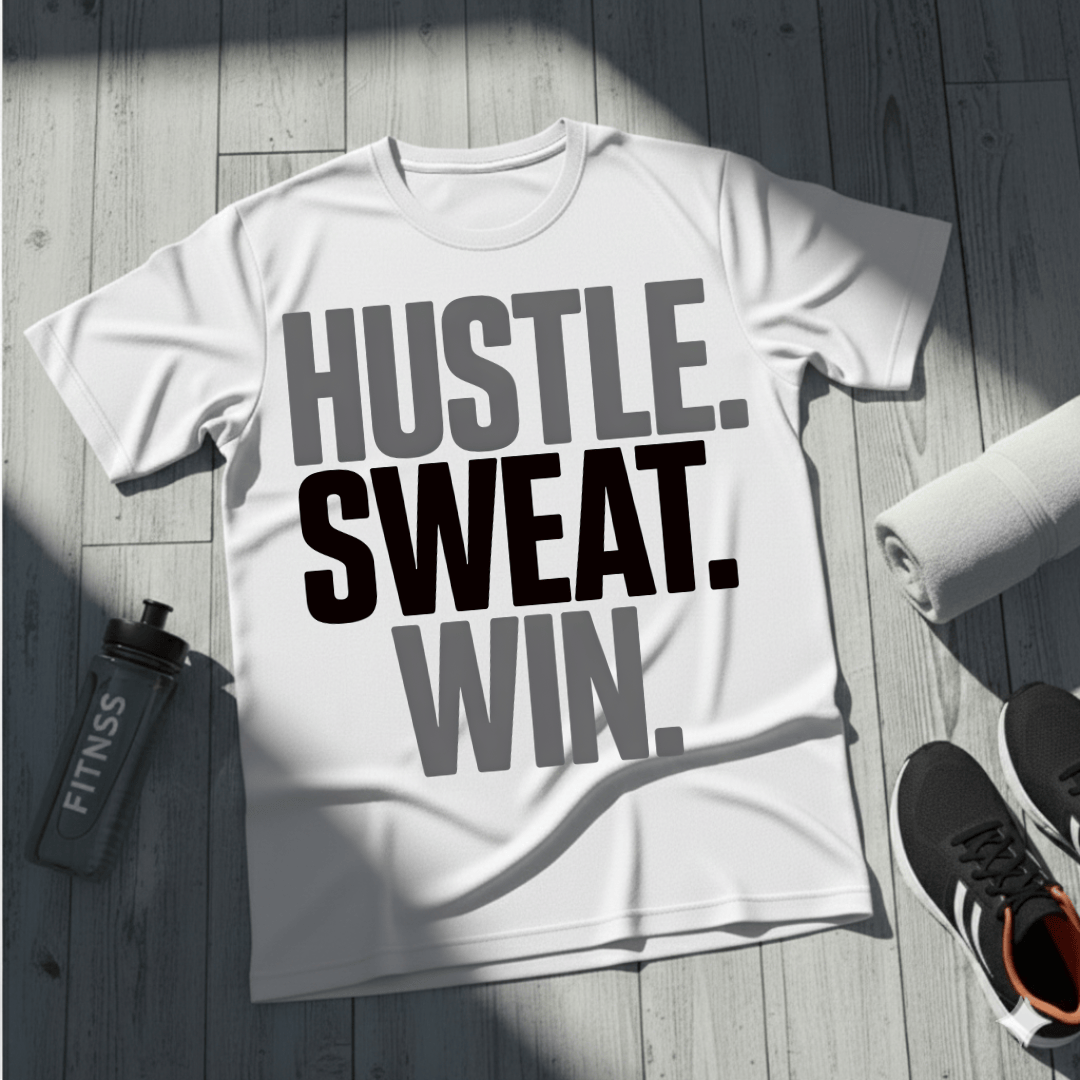 Hustle, Sweat, Win T-Shirt