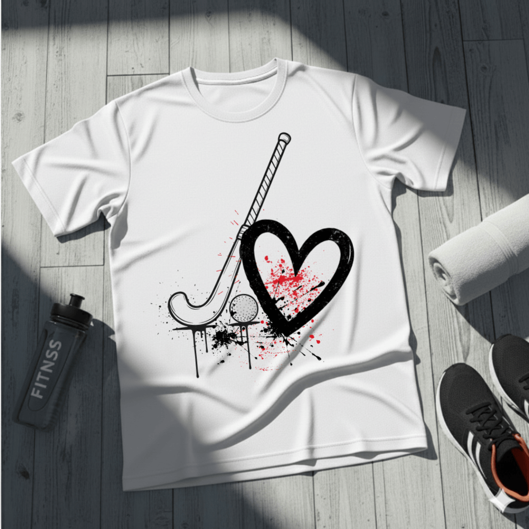 Field Hockey Is Her Heartbeat T-Shirt
