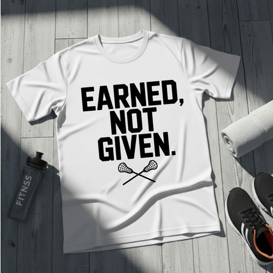 Earned Not Given Lacrosse T-Shirt