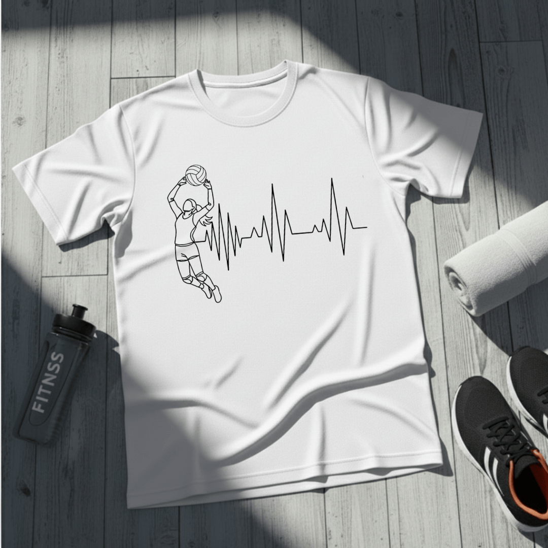 Volleyball Heartbeat T-Shirt
