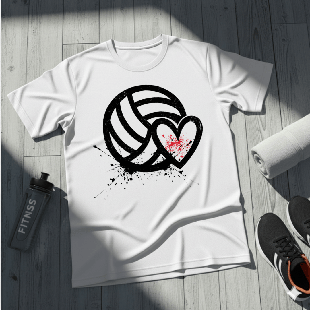 Volleyball Is Her Heartbeat T-Shirt