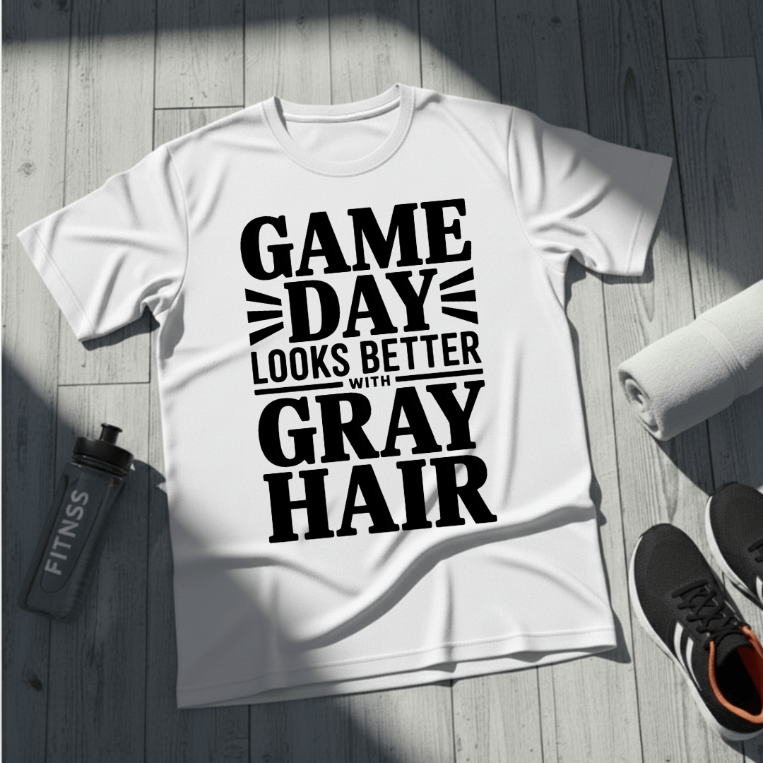 Game Day Looks Better With Gray Hair T-Shirt