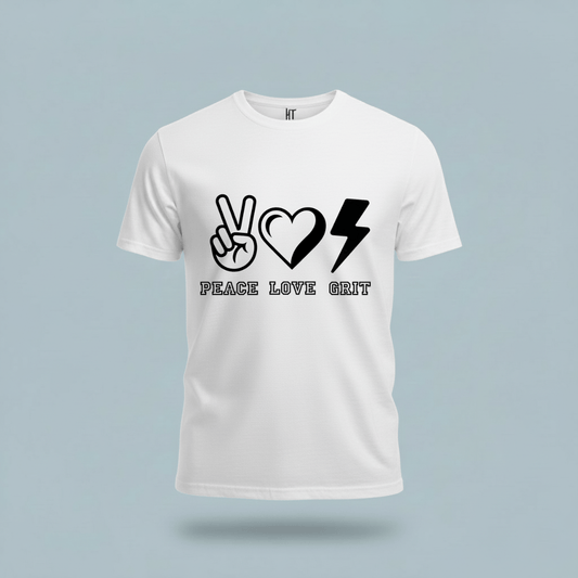 Peace, Love, Grit T-Shirt