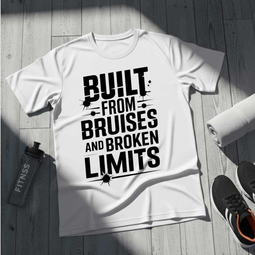 Built From Bruises And Broken Limits T-Shirt