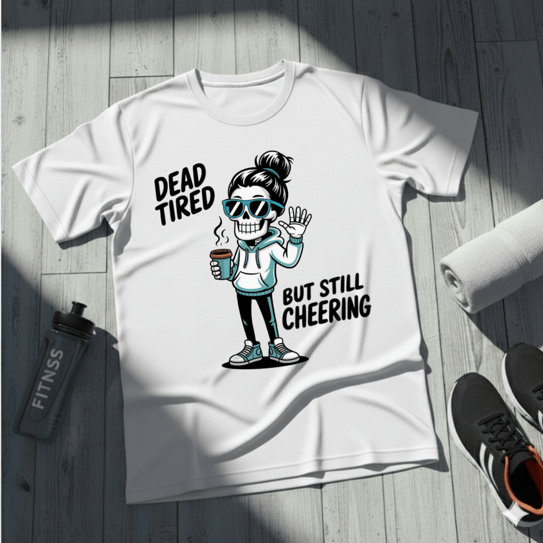 Dead Tired, Still Cheering T-Shirt