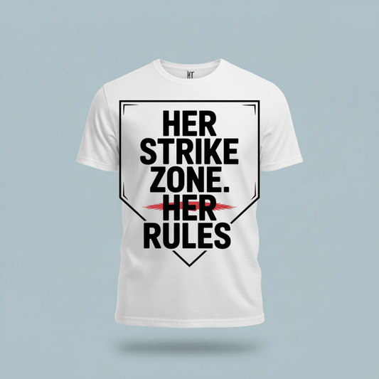 Her Strike Zone. Her Rules. T-Shirt