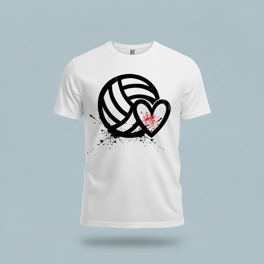 Volleyball Is Her Heartbeat T-Shirt