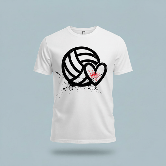 Volleyball Is Her Heartbeat T-Shirt
