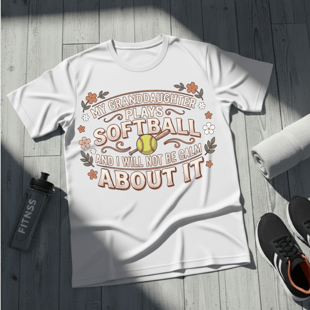 Granddaughter Plays Softball  T-Shirt