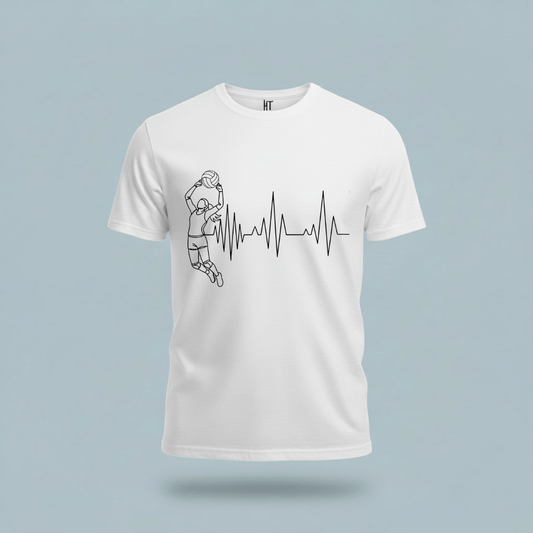 Volleyball Heartbeat T-Shirt